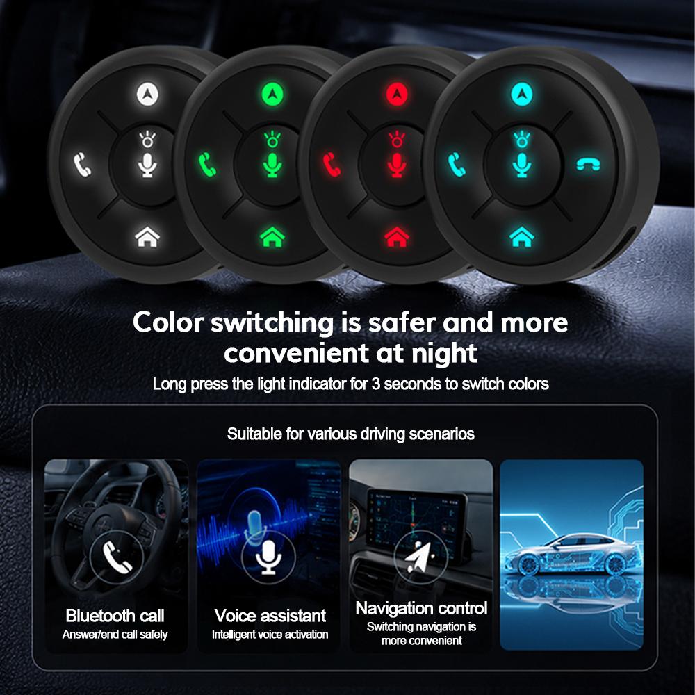 10 Keys Wireless Car Steering Wheel Controller For Car Radio DVD GPS Multimedia Navigation Universal Remote Control Buttons