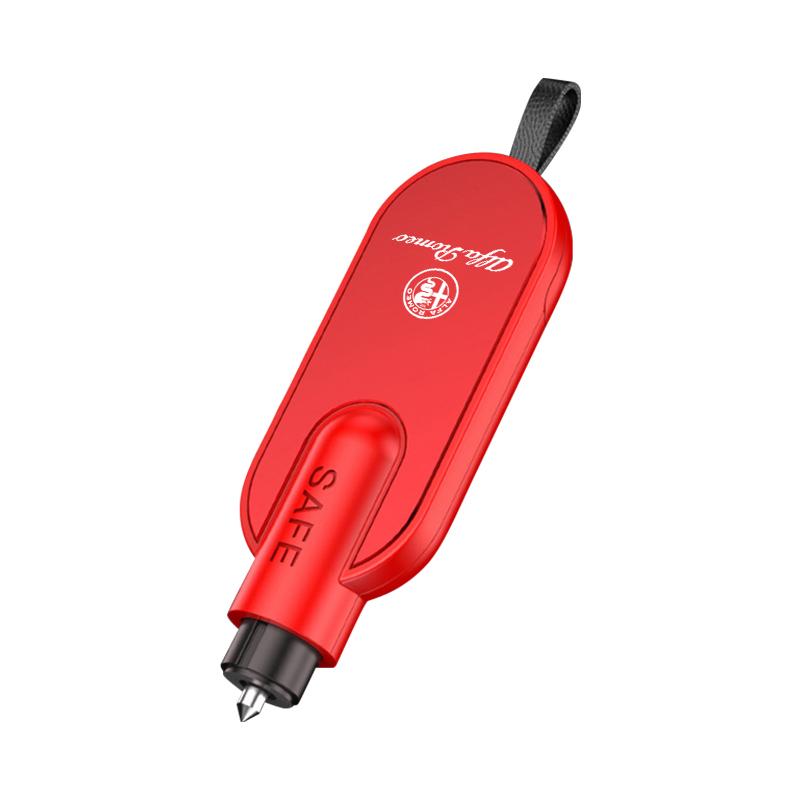 2026 Hot Sticker Car Safety Hammer Auto Emergency Glass Window Breaker Seat Belt Cutter Escape Tool For Alfa Romeo 159 166 Giuli