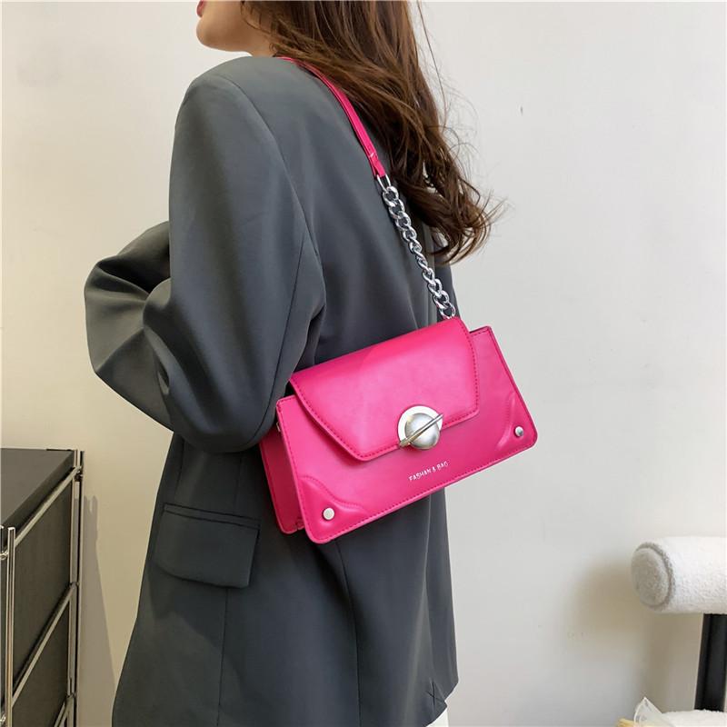 Stylish Pu Small Shoulder Bag For Women In Black White And Khaki Perfect For Daily Use