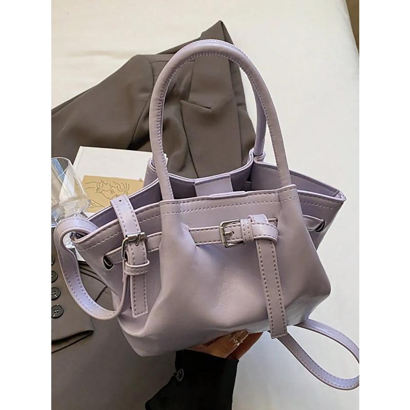 New Style Solid Color Versatile Dumpling Bag, Fashiable and Casual Handbag