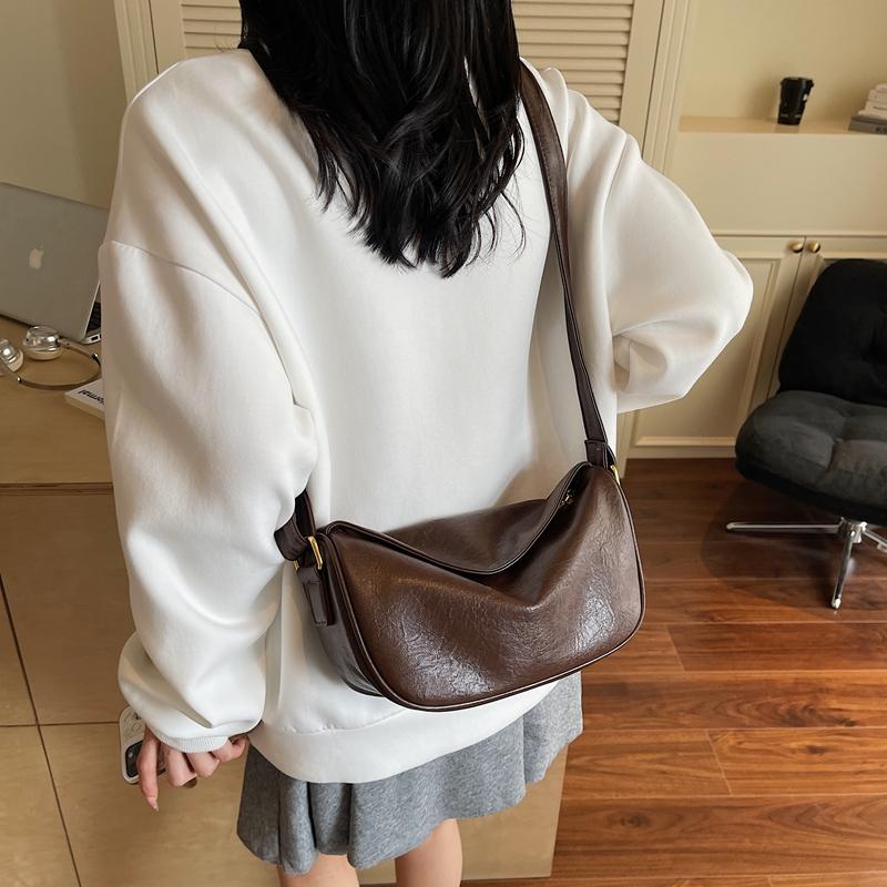 Shoulder Bag for Women, Crossbody Purse with Top Handle, Fashion PU Leather Handbag for Daily Use, Work, Shopping
