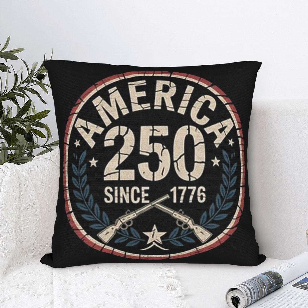 America 250 Year Anniversary Pillow Covers Merch Soft Cushion Cover Decorations Pillow Case Cover Home Multi Size