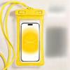 Universal Waterproof Phone Pouch with Sealed Design and Lanyard for Swimming and Diving