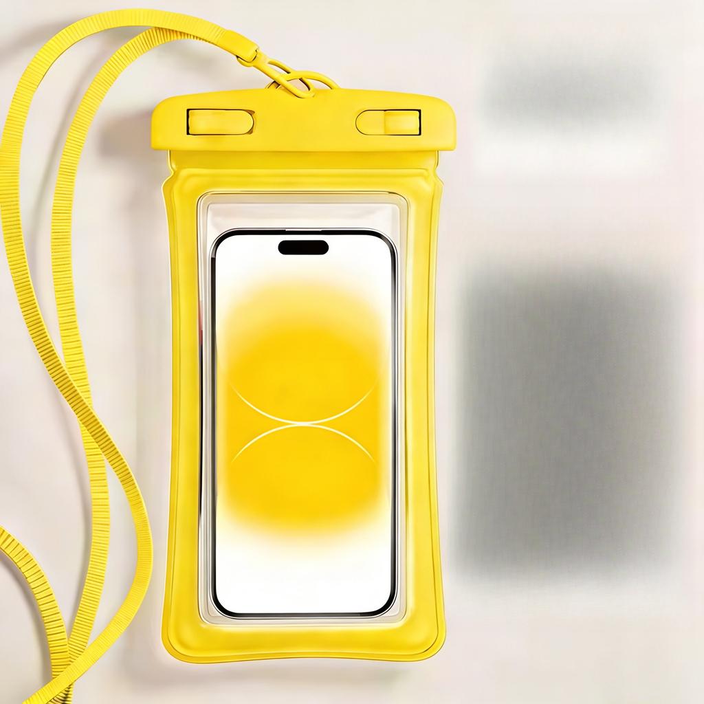 Universal Waterproof Phone Pouch with Sealed Design and Lanyard for Swimming and Diving