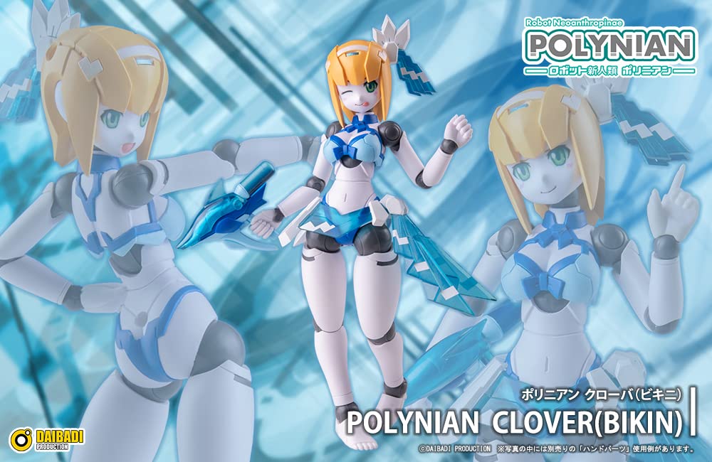 Polynian Clover PVC ABS Painted Action Figure from the New Robot Polynian Series [Bikini] Non-scale &