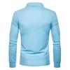 Autumn/Winter 2021 Men's Slim Fit Long Sleeve Polo with Color Turn-Down Collar