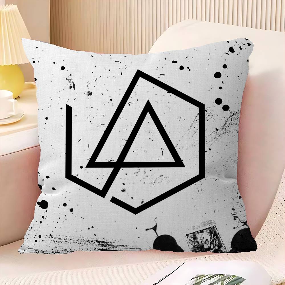 Rock Band L-Linkin Cool P-Park 45*45Cm Κάλυμμα Μαξιλαριού Κάλυμμα Μαξιλαριού Διακοσμητικό Μαξιλαροθήκη Οικιακή Μαξιλαροθήκη Για Μαξιλάρι Καναπέ