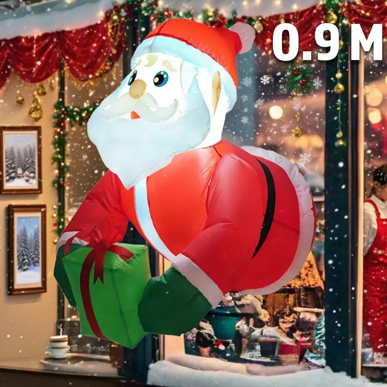 240cm 8FT LED Sitting Santa Claus