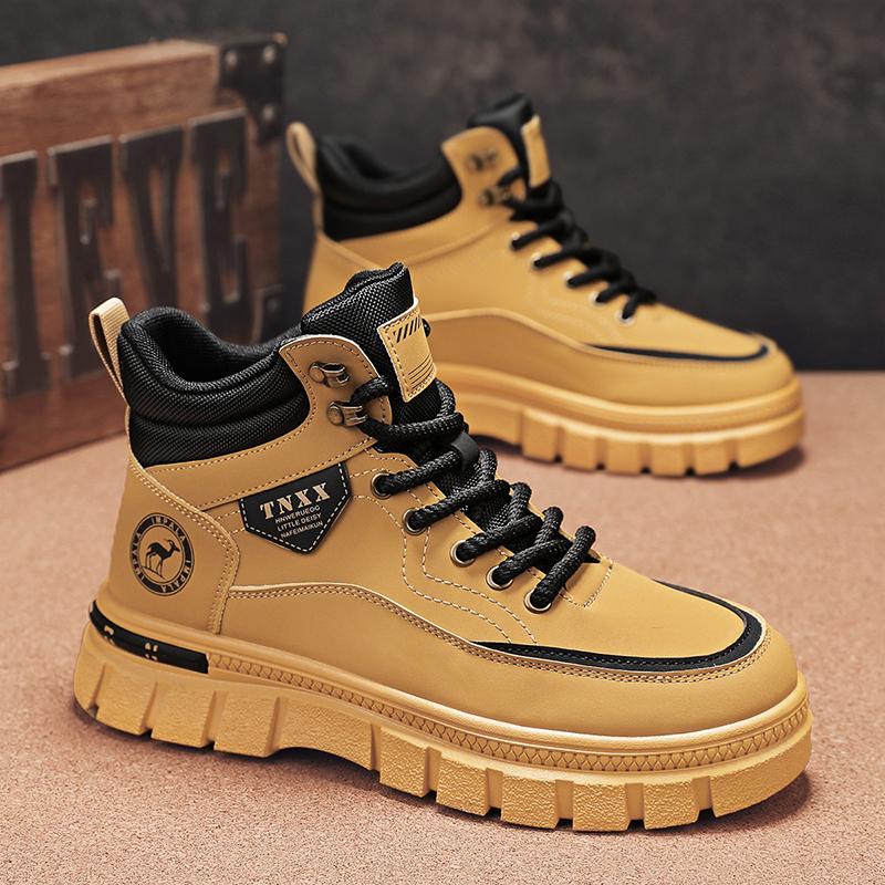 Fashion CYYTL Mens Boots Casual Shoes Cowboy Winter Combat Tactical Motorcycle Chelsea Ankle Work Outdoor Hiking Designer Luxury Leather