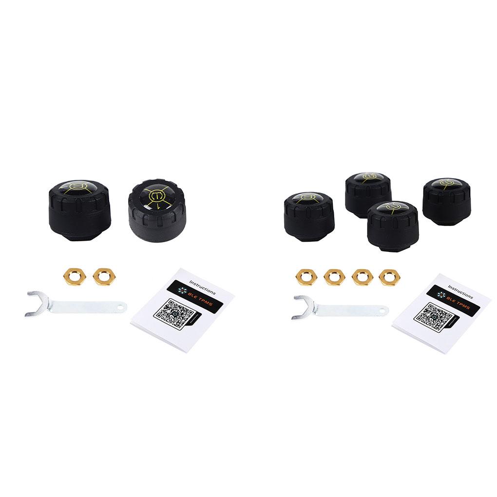Bluetooth 5.1 Car TPMS Tire Pressure Alarm System Sensor Android/iOS Tyre Pressure Monitoring System 8.0 BarBluetooth 5.1 Tpms Tire