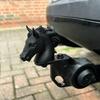 Hitch Cover Car Decoration Trailer Dust Plastic Black 1 Pc