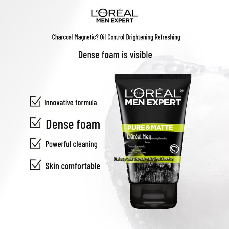 L Oreal Men s Oil Control Charcoal Cleanser
