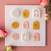Sunset By The Sea Polymer Clay Cutters Diy Embbossed Making Pottery Clay Earrings Jewelry Pendant Tools