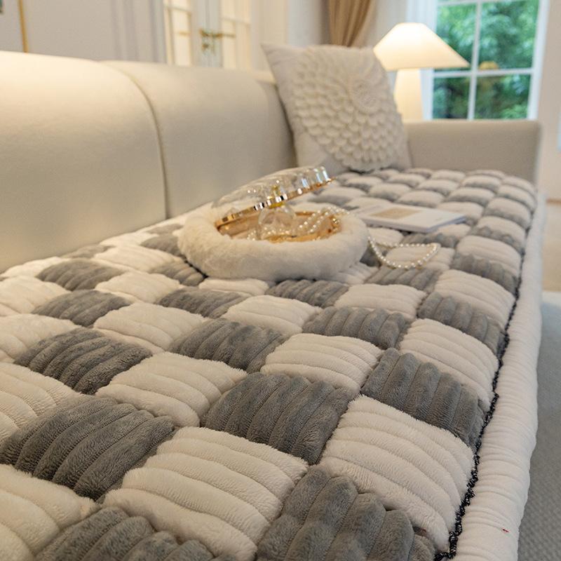 Kış Peluş Kalınlaşmış Kanepe Yastık Yatak Odası Halı Kaymaz Maun Katı Ahşap Ofis Minderi Kanepe Minderi