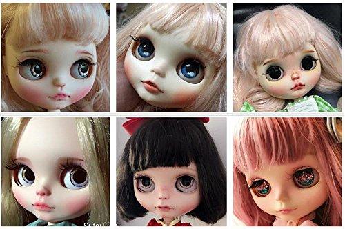 YR EARTH Custom Blythe Practice Face Parts S075 (Set of 2 White Skin)