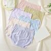 8Pcs Low Waist Ruffles Briefs Female Lingerie Bow Underpants Simple Women Panties Set  Daily Sports