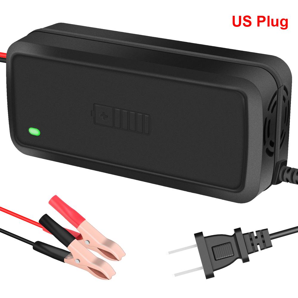 3-х ступенчатая свинцово-кислотная AGM GEL зарядка аккумуляторов полностью автоматическая автомобильная зарядка аккумуляторов 12 В 5 А интеллектуальная быстрая зарядка