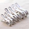 10PCS Large Stainless Steel Clips for Home Drying Down Clothes Quilt Windproof Clothespins Home Laundry Beach Towel Clips