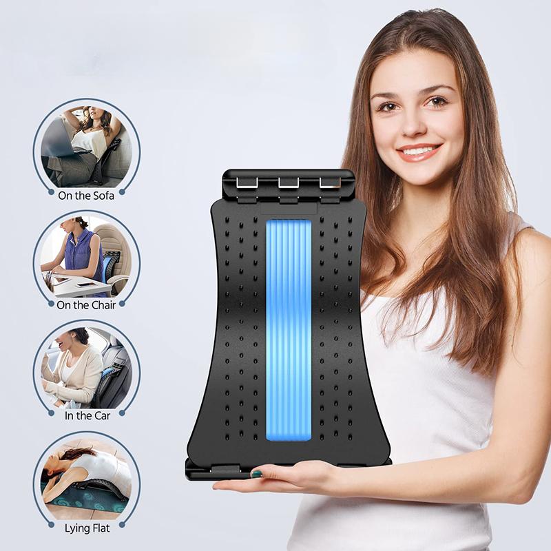 Rückendehner, Magnetfeldtherapie, mehrstufig, verstellbar, Massagegerät, Taille, Hals, Fitness, Lendenwirbelsäule, Halswirbelsäule, Unterstützung, Schmerzlinderung
