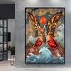 Japanese Classic Anime  Charizard Decorative Painting High Quality Canvas  Modern Home Bedroom Wall Picture Decorative