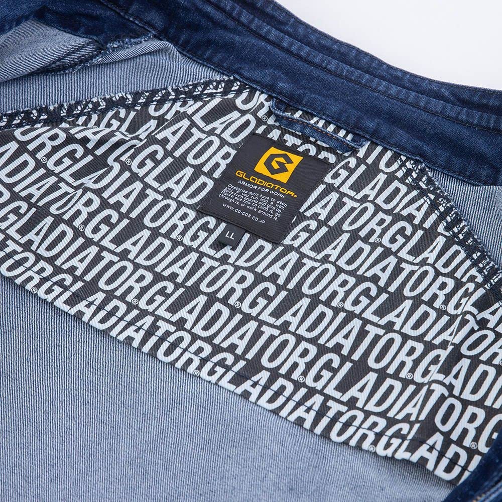 COCOS Nobuoka GR-3510 Denim Stretch Jacket, Light Indigo, Size L