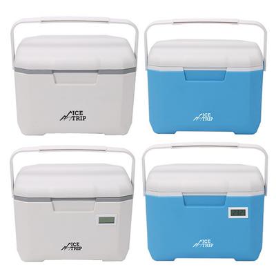 Nevera Portátil de 6L Amigable para Viajes Mini Refrigerador Multifunción Gran Capacidad Congelador Aislado con Termómetro para Acampar Pic Uso Práctico