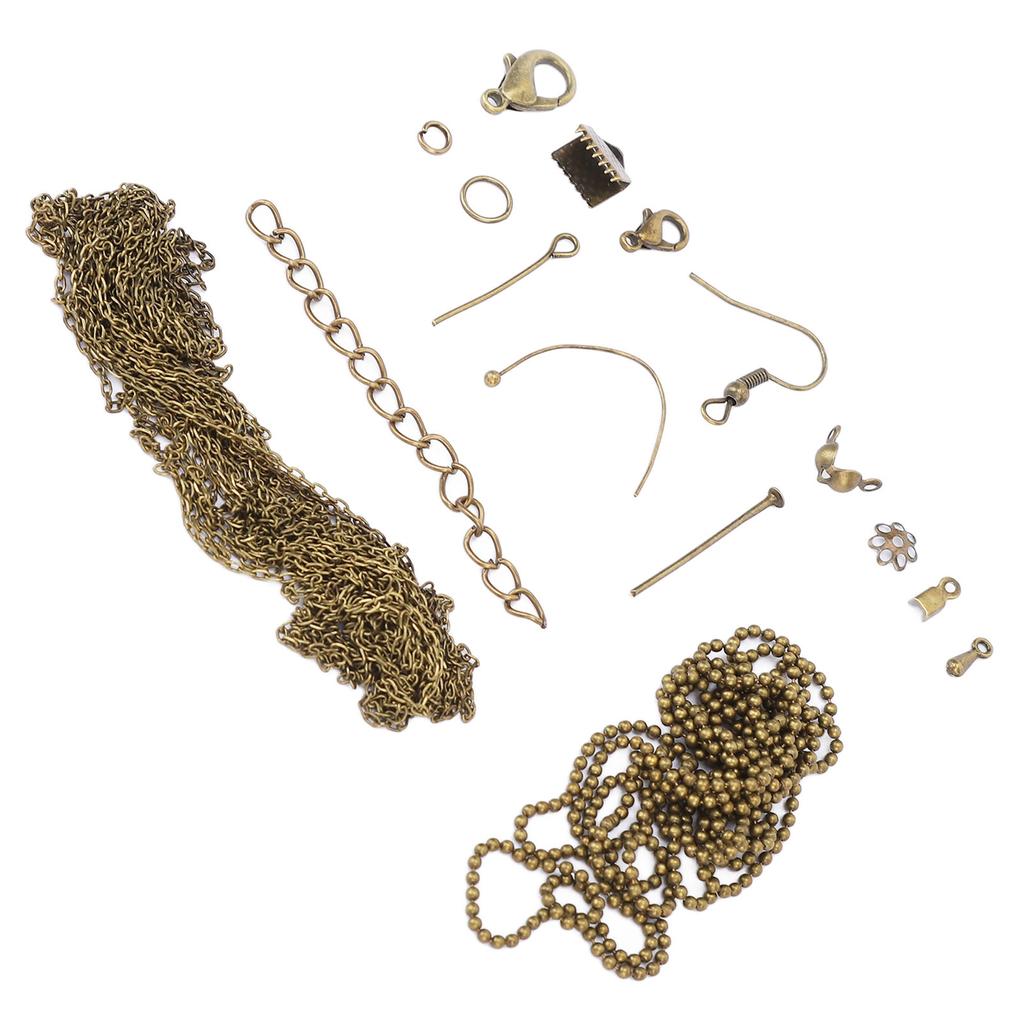 Jewelry Making Kit Metal DIY Electroplated Shiny Exquisite Wear Resistant Jewelry Supplies for Handicrafts