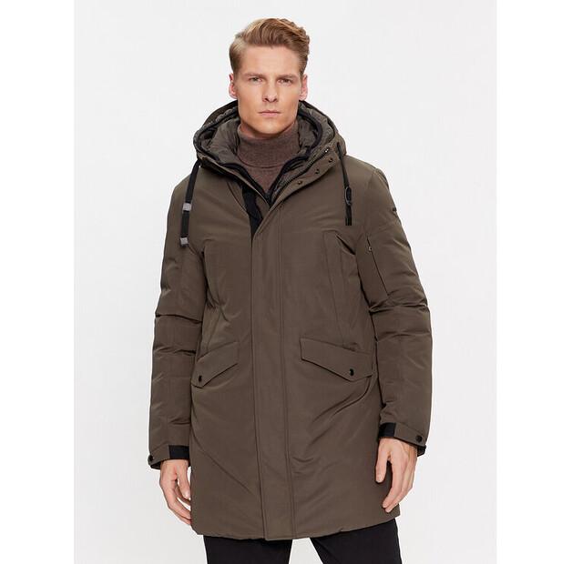 Winter Jacket Geox Velletri M3628N T3031F 3462, Green, Standard Fit