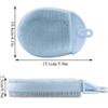 1pcs Silicone Massage Bath Brush with Hook Soft Exfoliating Bath Gloves Baby Showers Cleaning Brush Remover Scrub Showers Bubble