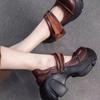 Fashion 2025 New High Heel Women's Sandals Lace-up Platform Shoes Casual Fashion Women's Shoes High Heels Mary Jane Shoes