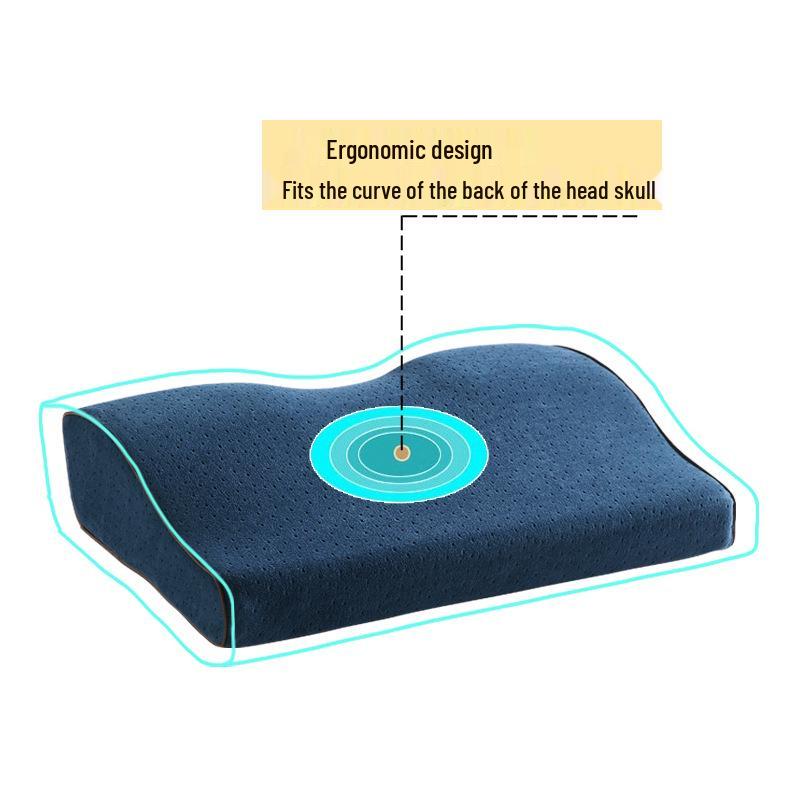 Pernă Fluture cu Spumă cu Memorie - Suport pentru Gât și Cervical pentru Îngrijirea Sănătății Transfrontalieră Ajutor pentru Somn