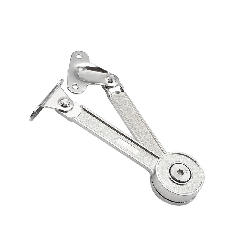 Nickel Plated Random Stop Hinge Kitchen Cabinet Door Adjustable Polish Hinge Hydraulic Folding Air Pressure Rods