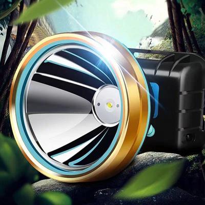 Night Fishing Rechargeable Strong Light Headlight Led Waterproof Head-Mounted Induction