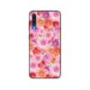Černé TPU pouzdro pro Samsung Galaxy A50 50S A30S A10 A01 A11 A21S A31 A41 A51 A71 M21 M30S S10 LITE Červený motýl na květu růže