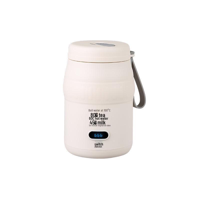 Portable Electric Heating Cup: Multi-functional Milk Warmer, Travel Kettle, and Office Hot Water Insulator