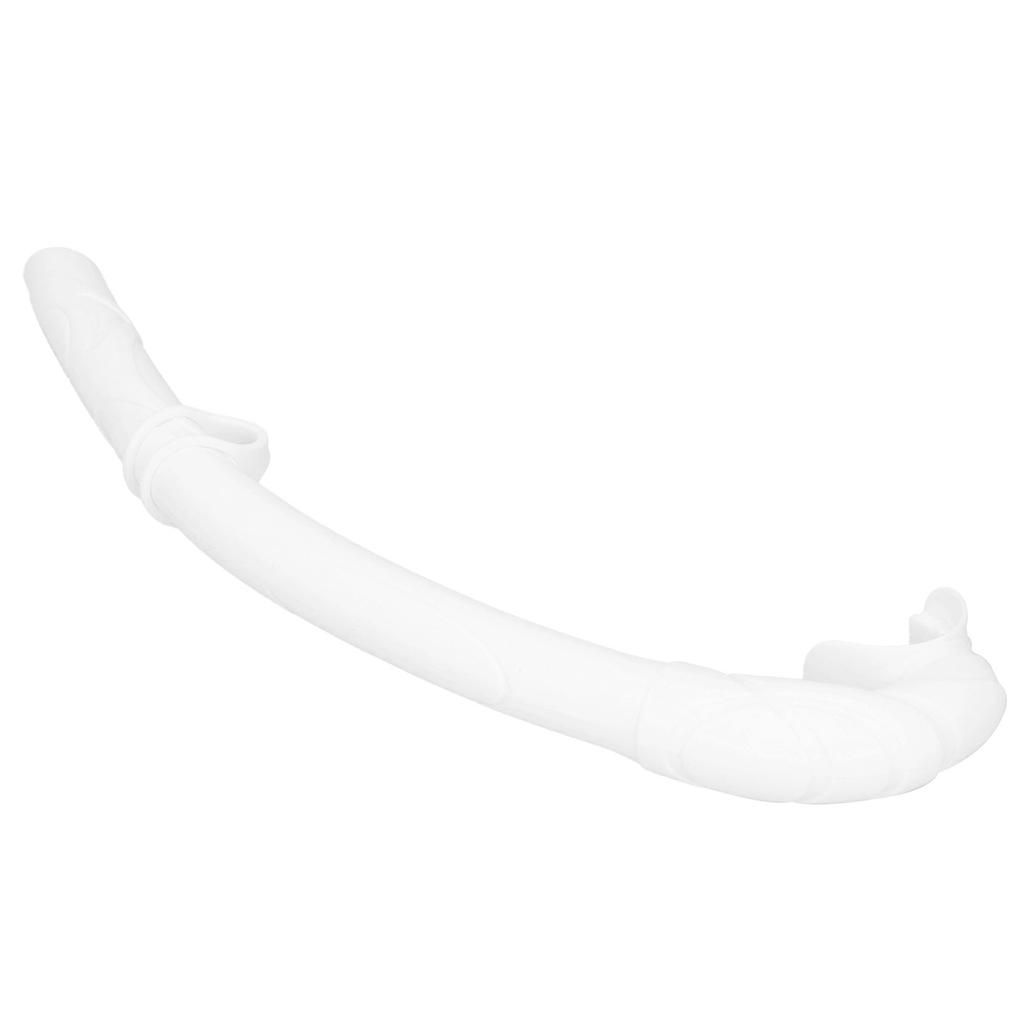 Diving Tube Silica Gel Free Floating Submersible Breathing Tube for Underwater SportWhite