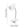 Clip On Lamp Creative Table Lantern With Clamp Rechargeable Night Light Clip On Eye Care Study Lamp For Desk Nightstand