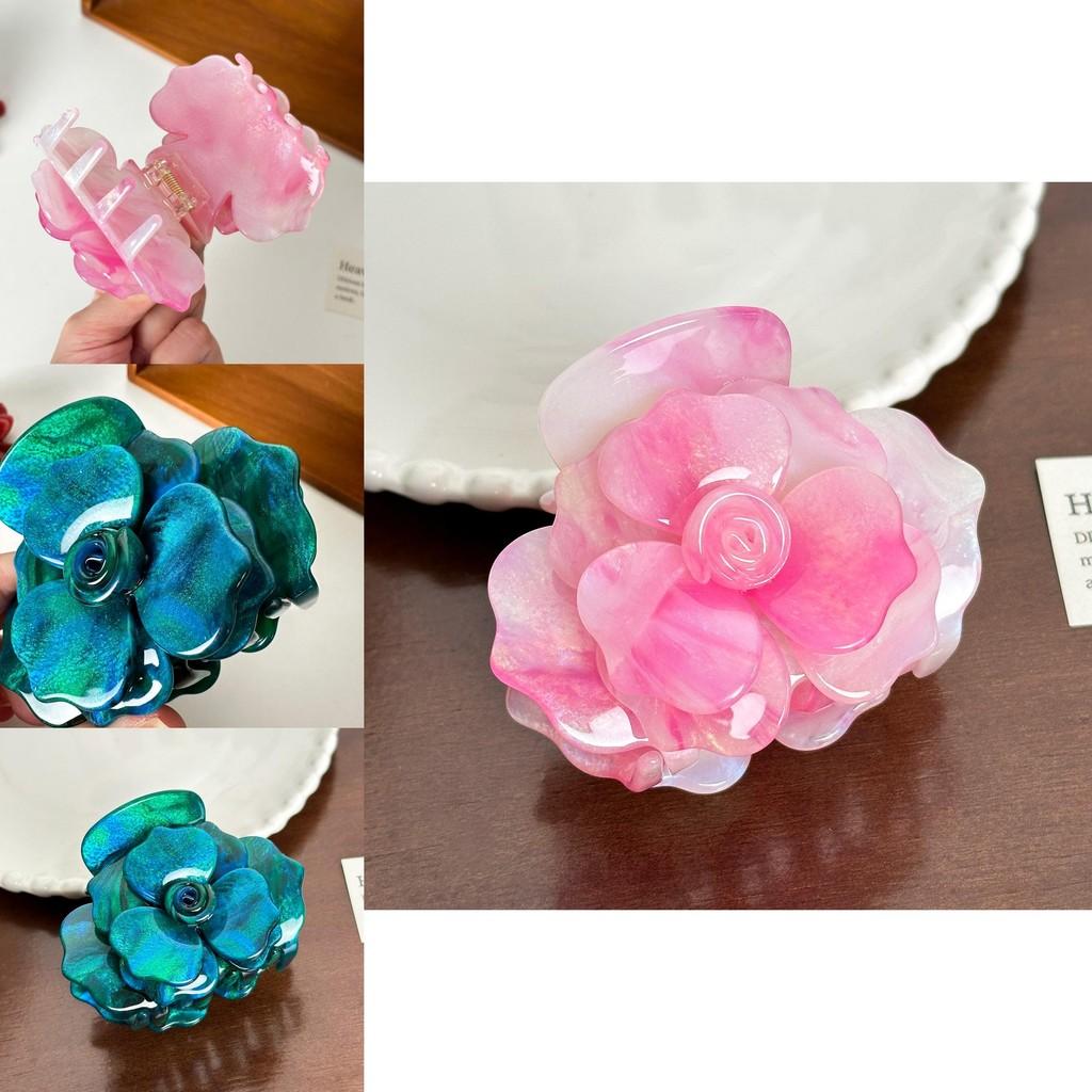 Luxurious Acetate Rose Hair Clip For Women Perfect For Fashionable Casual And Work Styles