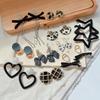 Silver needle autumn and winter hairball earrings women's high-end sense retro temperament earrings Korean niche ear jewelry