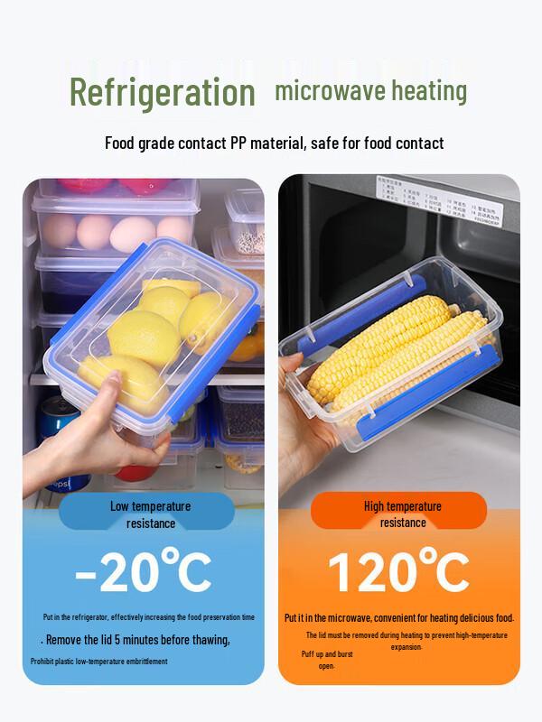 Shixun Rectangular Plastic Food Storage Container Set