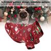 Pet Sweater Red Santa Lovely Cartoon Printing Warm Dog Christmas Clothes for Small Pet Christmas Costume