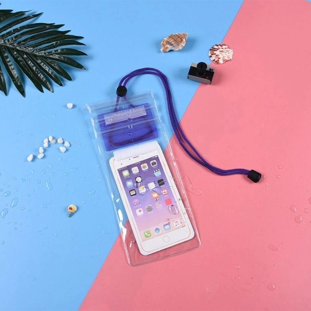 Thick Strap Waterproof Phone Case PVC Mobile Phone Pouch  Thailand Water Splashing Festival