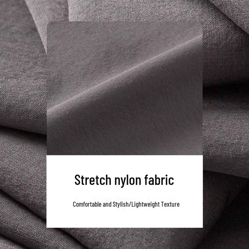 TRIES Men's Elastic Solid Color Trousers