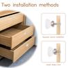 8Pcs 35mm Diamond Shape Design Crystal Glass Knobs Bedroom Cupboard Drawer Pull Kitchen Cabinet Door Wardrobe Handles Hardware