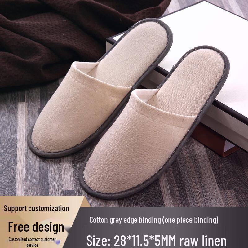 Disposable Cotton Hotel Slippers