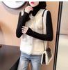 Women's Imitation Mink Vest Spring Autumn Plush Knitted Cardigan Vest Knitted Sleeveless Waistcoats