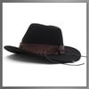 Buzz Selection Cowboy Retro Stylish Jazz Western Hat CAQ265 Men's (Black)