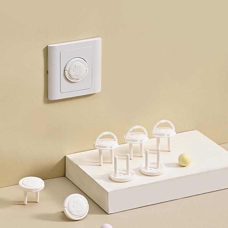 3Pcs Baby Safety Socket Covers Electrical Outlet Protectors Cover Anti-Electric Shock Socket Cover Child Safe Protection