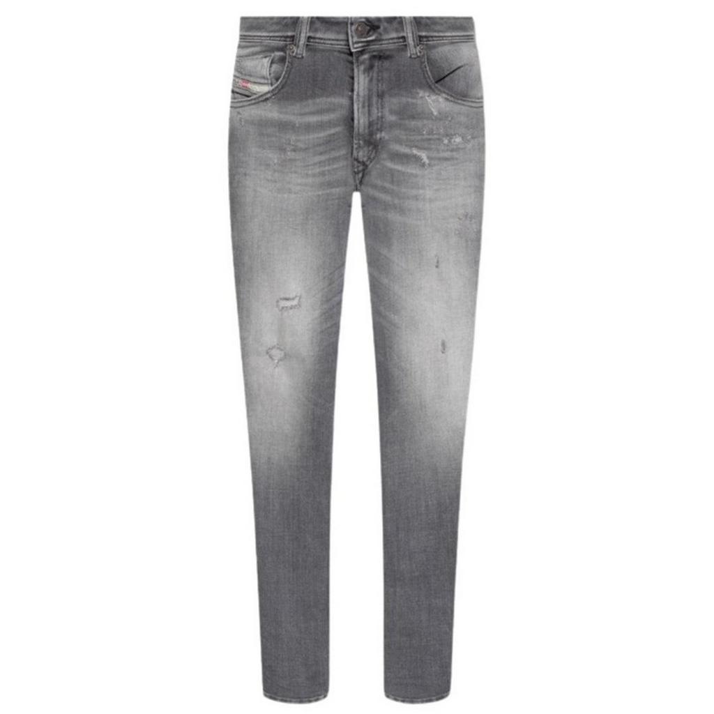 Diesel Herren 1979 Sleenker Verwaschene Jeans mit ausgefranstem Saum