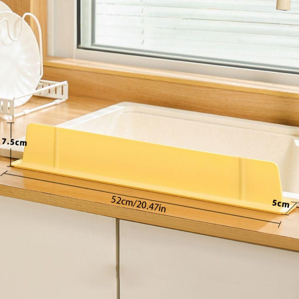 Extended Sink Silicone Sink Splash Guard Splash Guard Sink Splash-proof Water Board  Bathroom Use